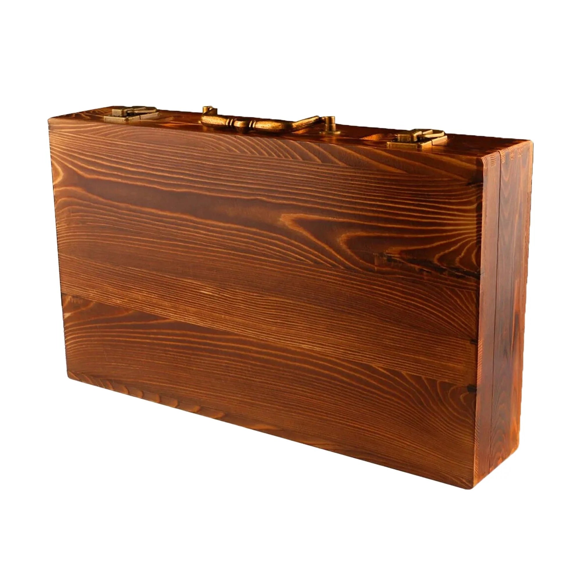 O&E Wooden Barber Tool Case